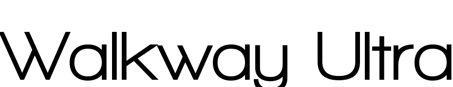 Walkway Ultra Bold cкачати шрифт безкоштовно